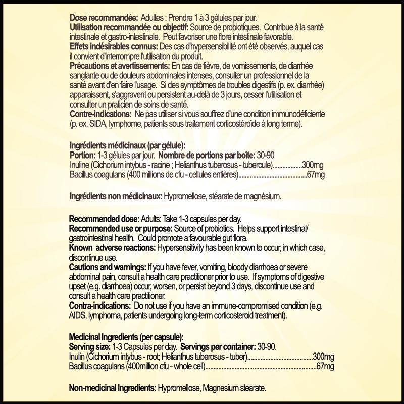 Lactospore Microflora